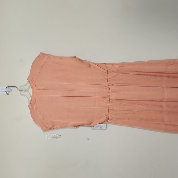 Brochu Walker The Austin Tie Dress Samoa Peach Color Size M - Picture 5 of 12